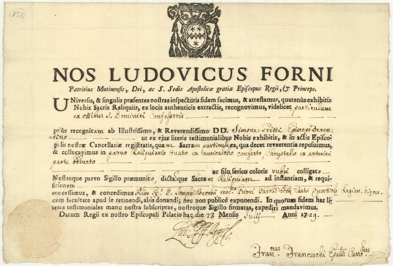 Nos Ludovicus Forni
