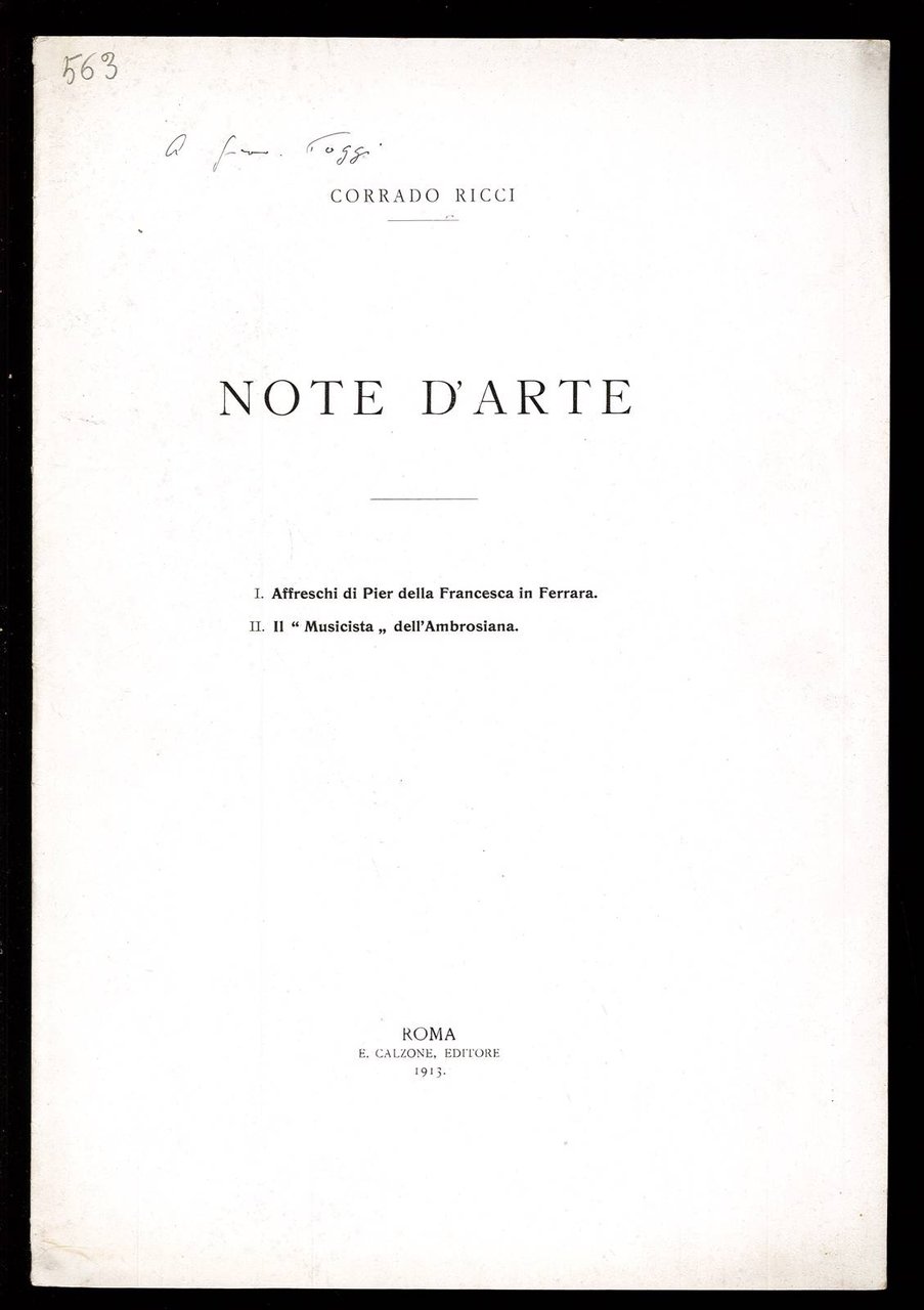 Note d'Arte