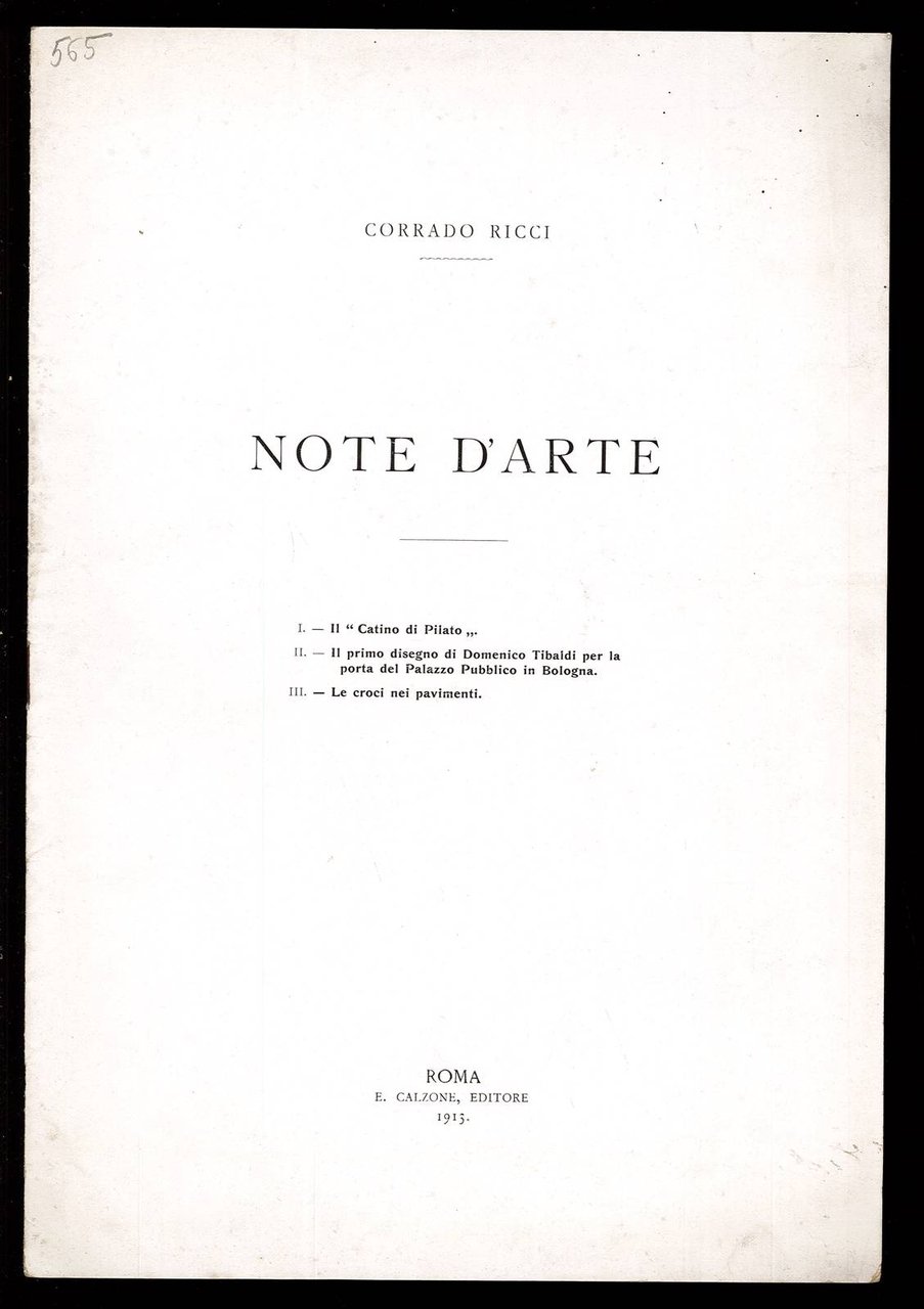 Note d'Arte