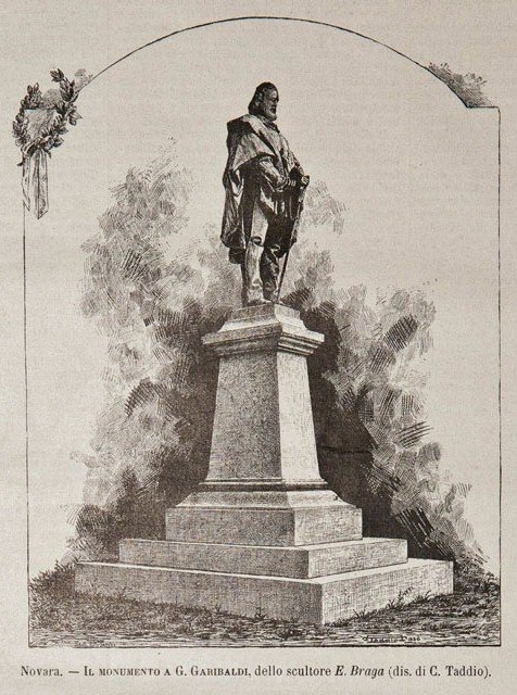 Novara / Il monumento a G. Garibaldi, dello scultore E. …