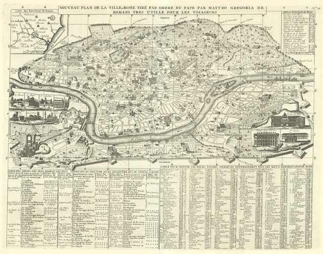 Noveau plan de la ville di Rome tiré par ordre … | Immagine principale