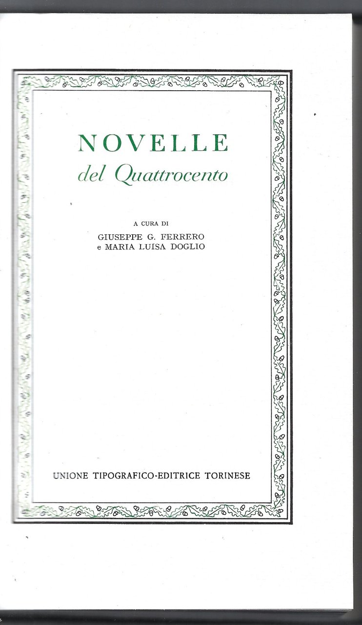 Novelle del Quattrocento