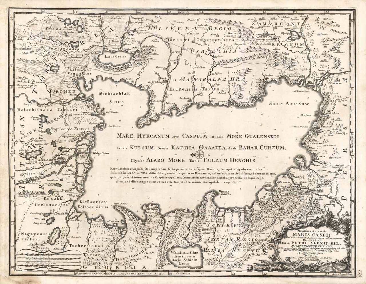 Novissima et accurata Maris Caspij