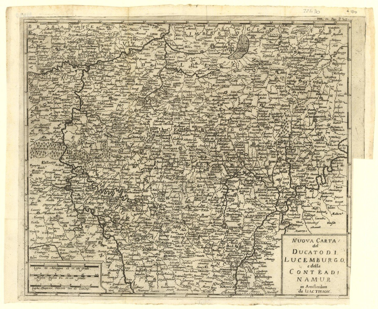 Nuova Carta del Ducato di Lucemburgo e della Contea di … | Immagine principale