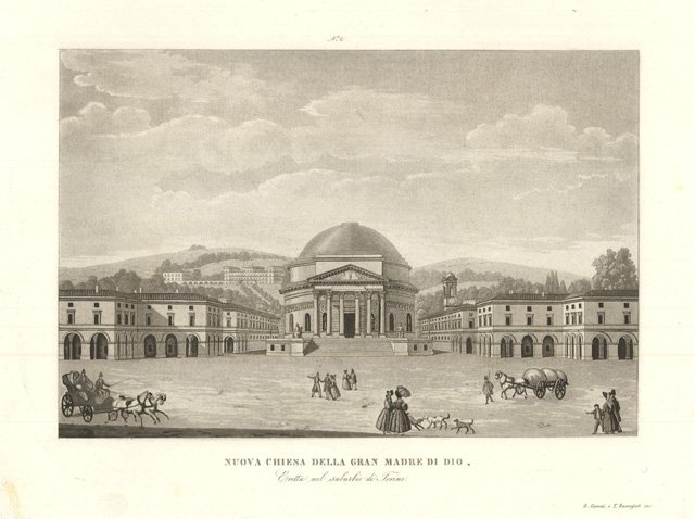 Nuova chiesa della Gran Madre di Dio, eretta nel suburdio …