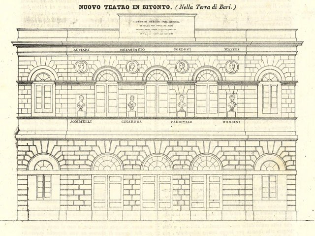 Nuovo teatro in Bitonto (Nella terra di Bari)
