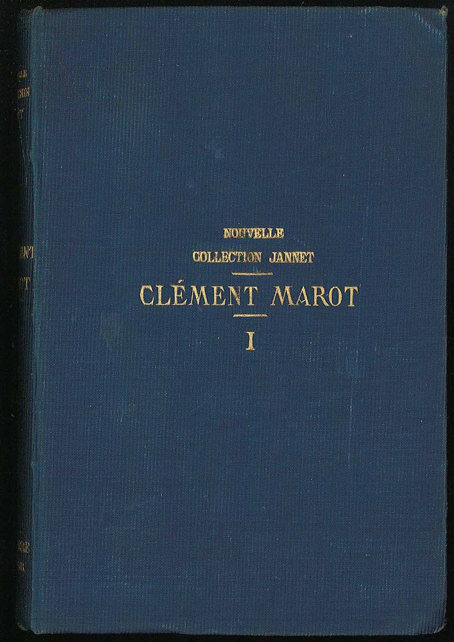 Oeuvres de Clement Marot Tome I