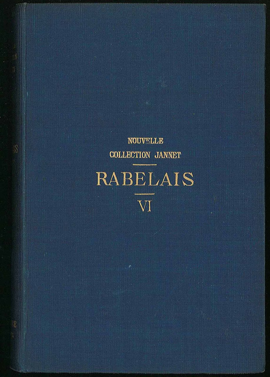 Oeuvres de Rebelais Tome VI