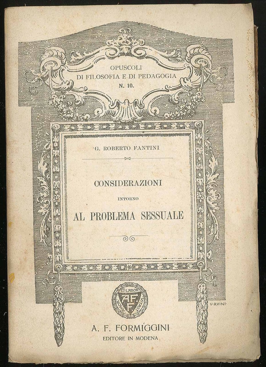 Opuscoli di filosofia e pedagogia n. 10 Considerazioni intorno al …