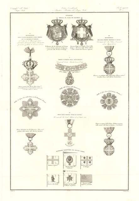 Ordini Cavallereschi e Bandiere Marittime del Regno Sardo
