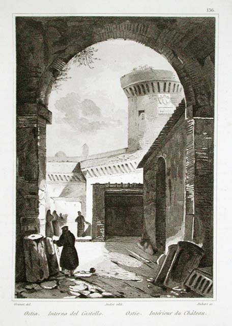 Ostia. Interno del Castello
