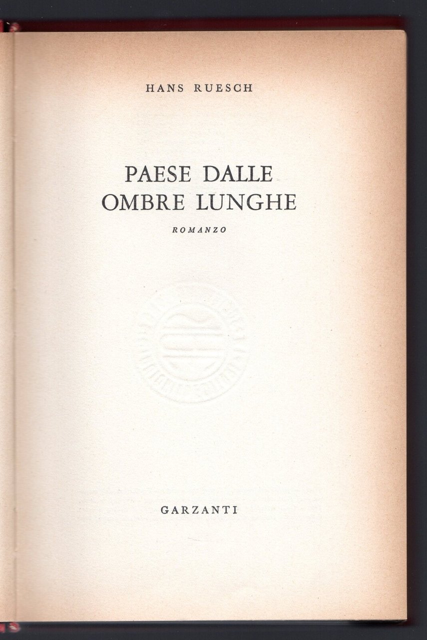 Paese dalle ombre lunghe