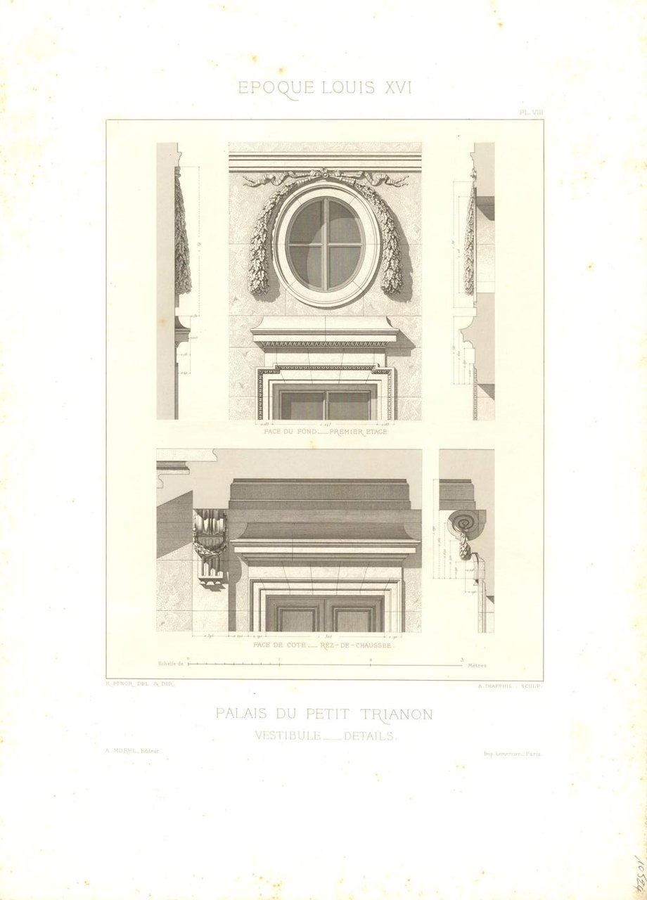 Palais du Petit Trianon - Vestibule - Details
