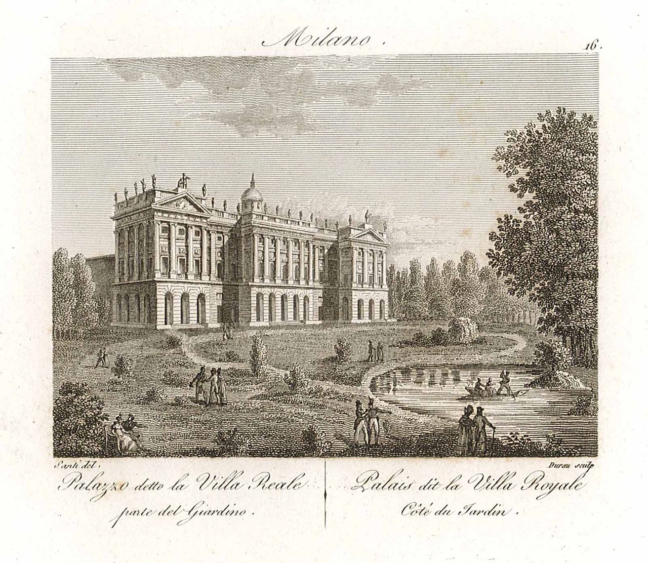Palazzo detto la Villa Reale parte del giardino