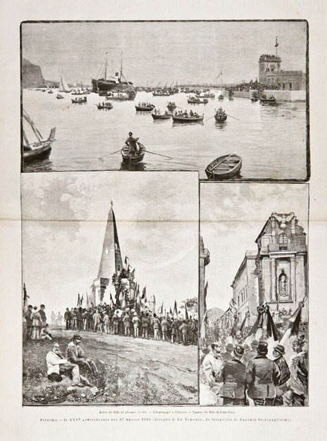 Palermo / Il XXV° anniversario del 27 maggio 1860