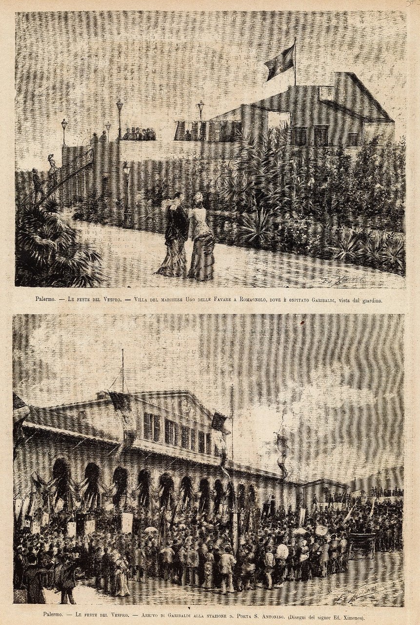 Palermo / Le feste del Vespro / Villa del marchese …