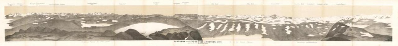 Panorama vom Stugunoese bei Nystuen