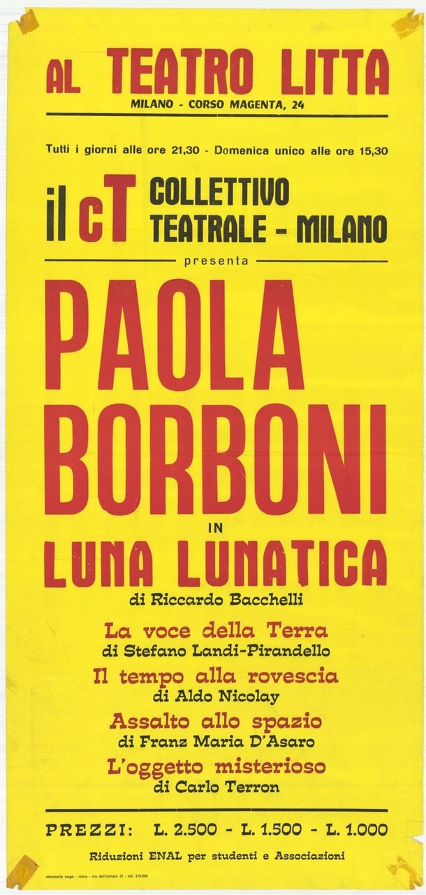 Paola Borboni in Luna lunatica