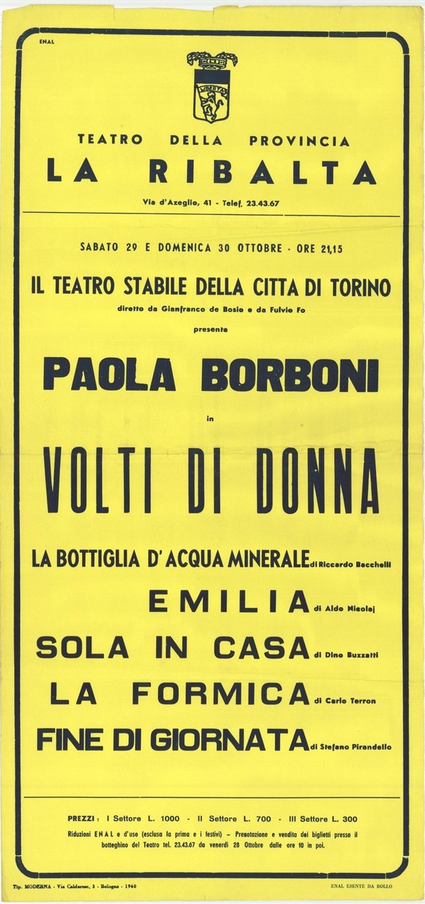 Paola Borboni in Volti di donna