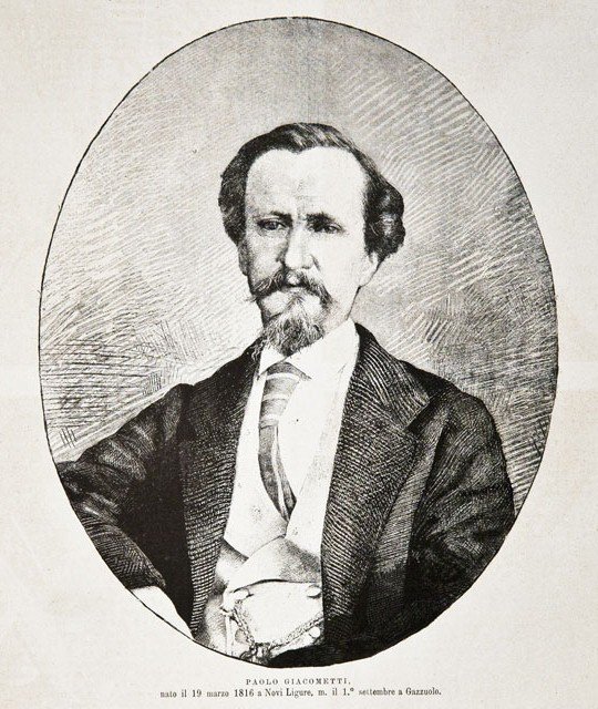 Paolo Giacometti, nato il 19 marzo 1816 a Novi Ligure, …