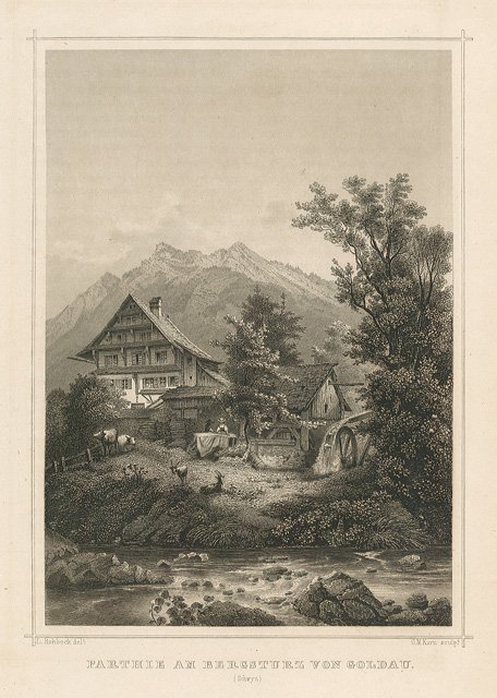 Parthie am Bergsturz von Goldau