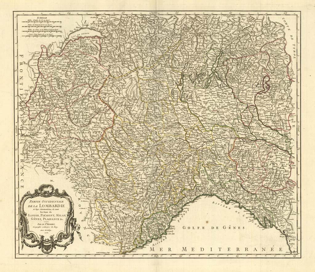 PARTIE OCCIDENTALE DE LA LOMBARDIE ET PAYS CIRCONVOISINS, OU SONT …
