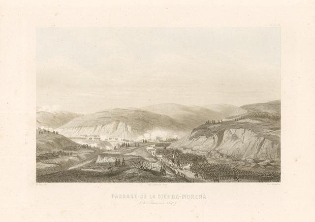 Passage de la Sierra - Morena (20 Janvier 1810)