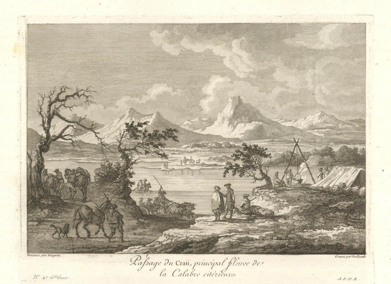 Passage du Crati, principal fleuve de la Calabre citérieure