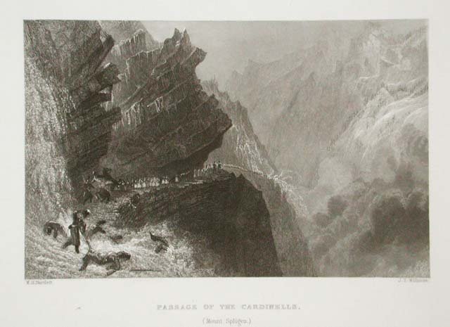 Passage of the Cardinells./ Mont Splugen)