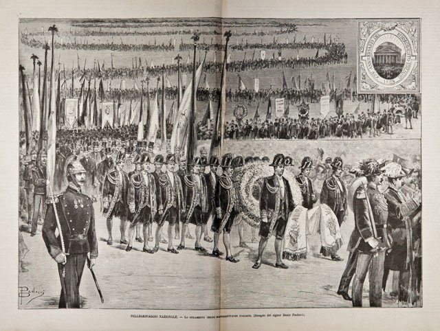 Pellegrinaggio Nazionale / Lo sfilamento delle rappresentanze italiane