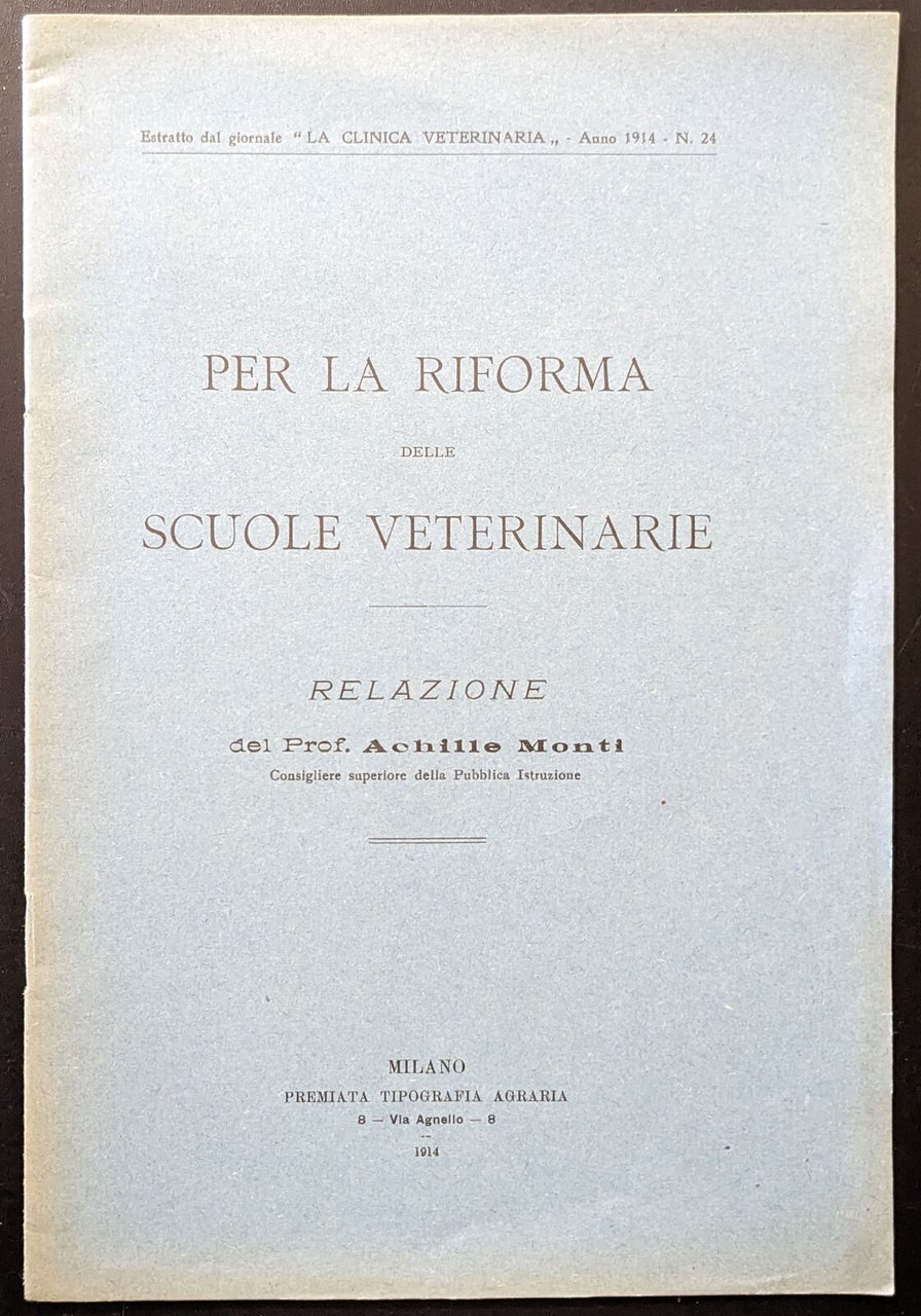 Per la riforma delle scuole veterinarie | Immagine principale