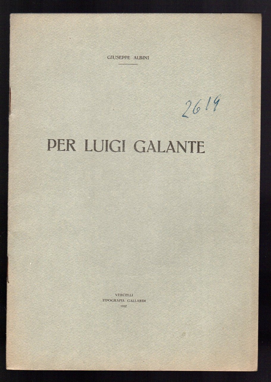 Per Luigi Galante