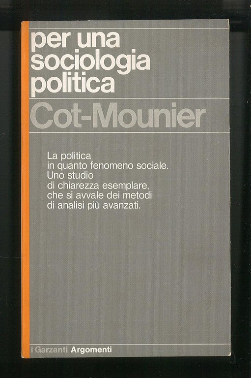 Per una sociologia politica