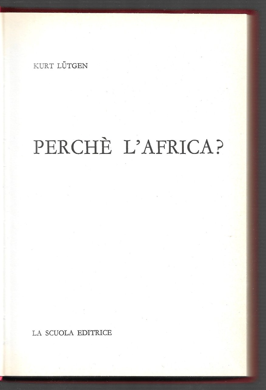 Perchè l'Africa