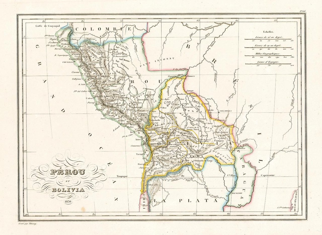 Perou et Bolivia 1836