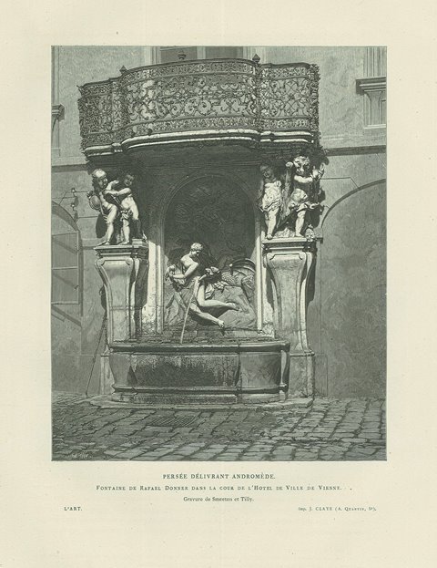 Persee delivrant Andromede – Fontaine de Rafael Donner dans la …