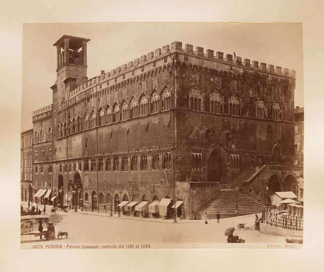 Perugia - Palazzo comunale, costruito dal 1281 al 1333