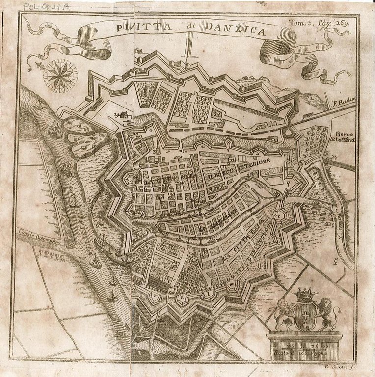 Pianta della Città di Danzica | Immagine Gallery 2