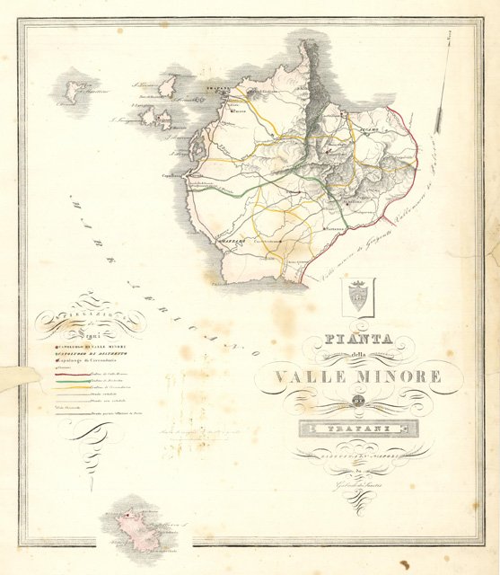 Pianta della Valle Minore di Trapani | Immagine principale