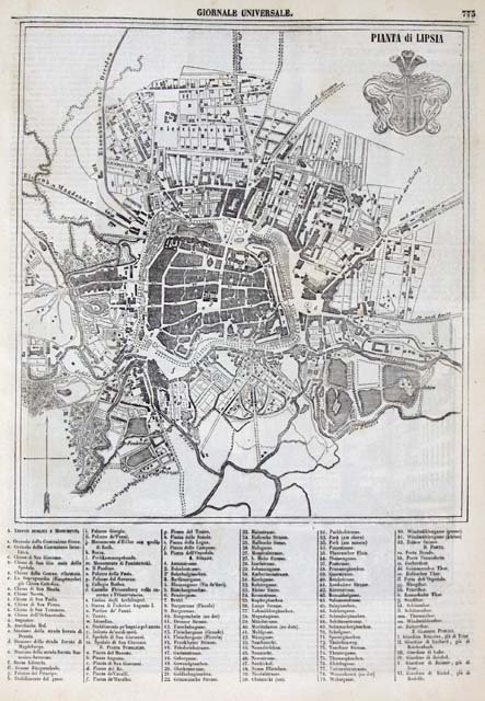 Pianta di Lipsia