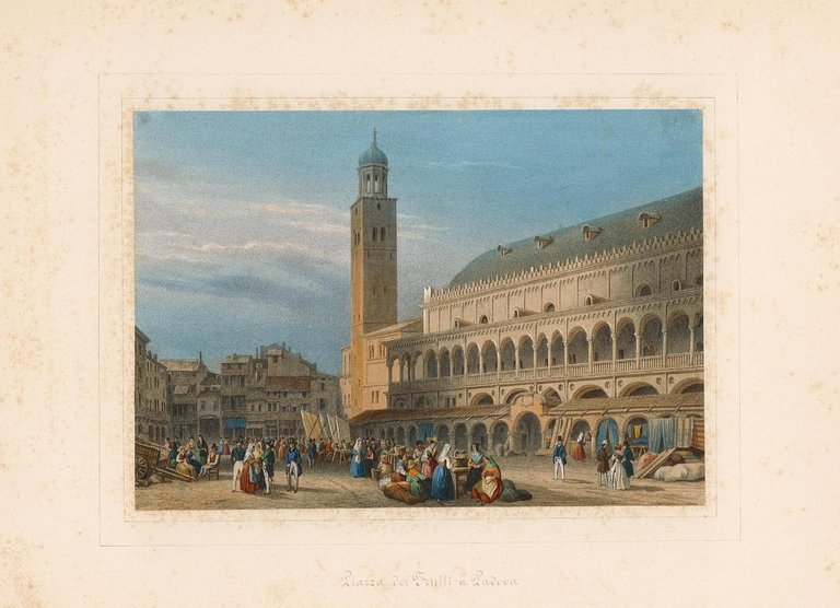 Piazza dei Frutti a Padova