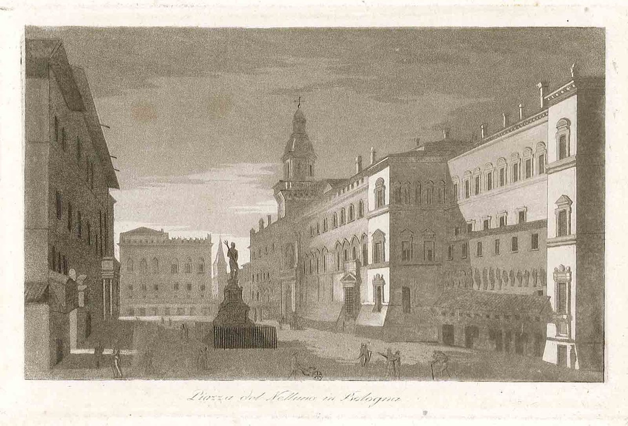 Piazza del Nettuno in Bologna