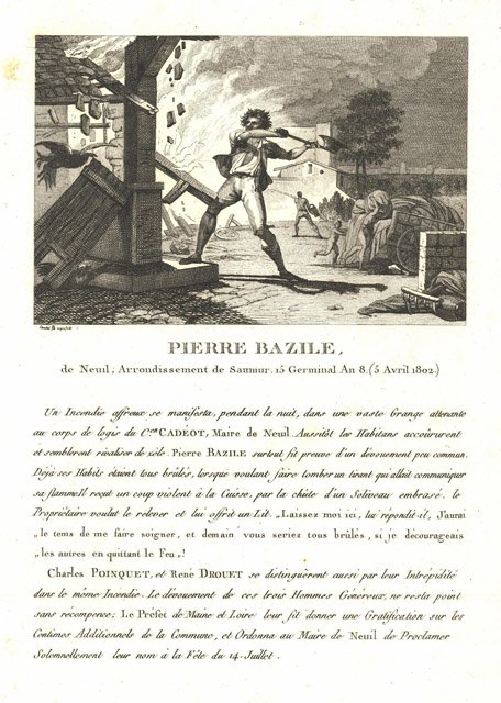 Pierre Bazile de Neuil; Arrondisement de Saumur. 15 Germinal An …