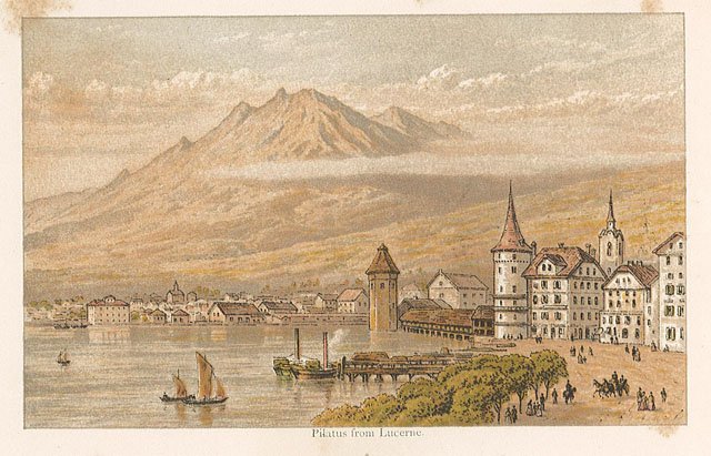 Pilatus from Lucerne