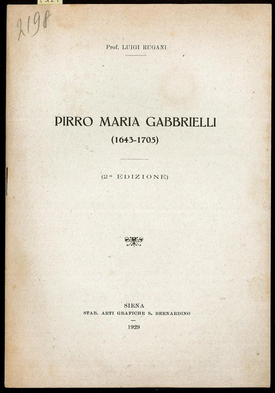 Pirro Maria Gabbrielli (1643-1705)