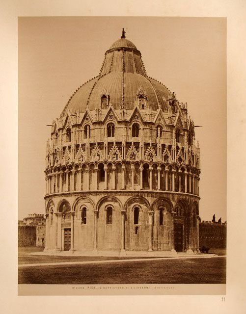 Pisa - Il battistero di S. Giovanni