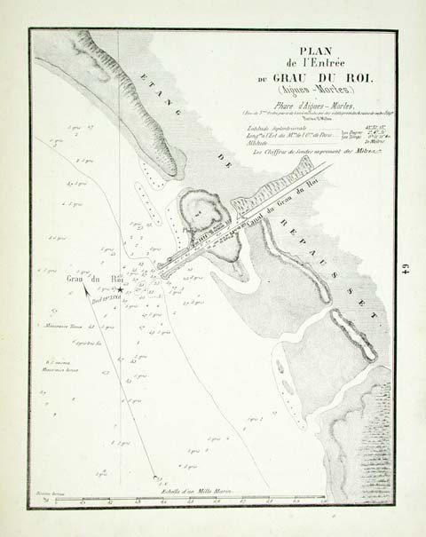 Plan de l' entree / du Grau du Roi