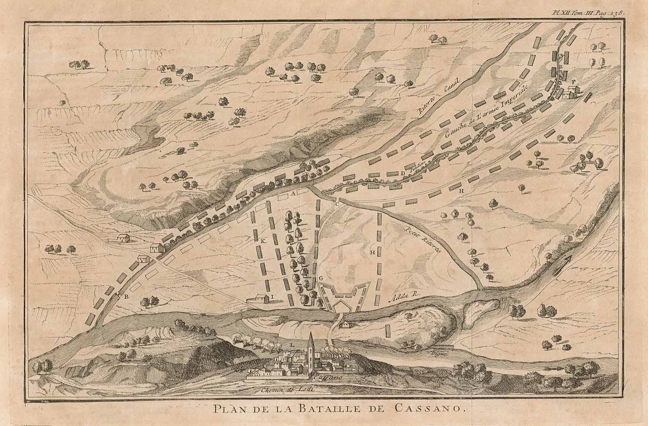 Plan de la Bataille de Cassano