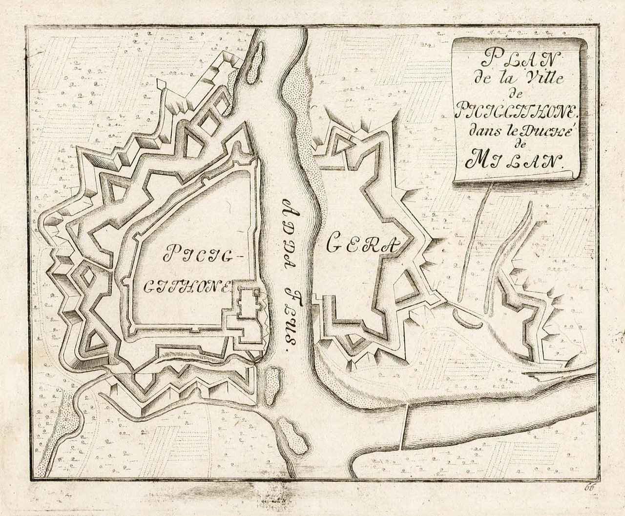 Plan / de la Ville / de / Piciggithone. / … | Immagine principale