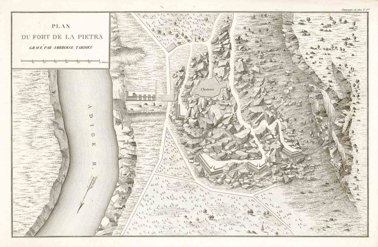 Plan du Fort de la Pietra